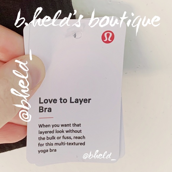 lululemon Love to Layer Bra in Black Neutral Size 4 Brand New NWT - Picture 3 of 14